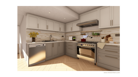 Dubai'de mutfak tasarımı