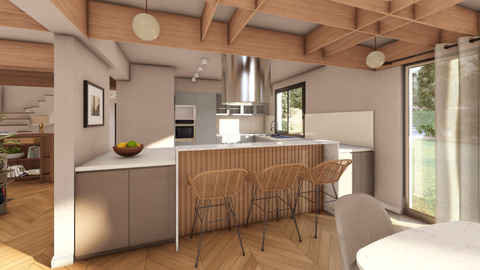 Salon ve Yemek Odası Tasarımı 