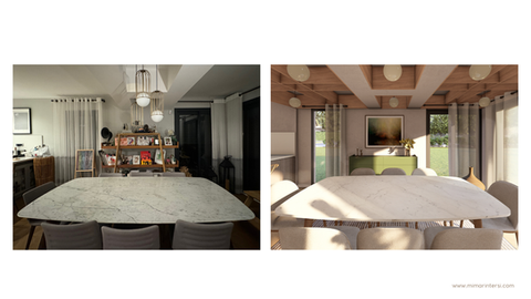 Salon ve Yemek Odası Tasarımı 