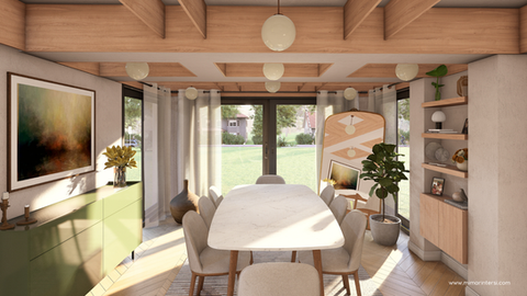 Salon ve Yemek Odası Tasarımı 