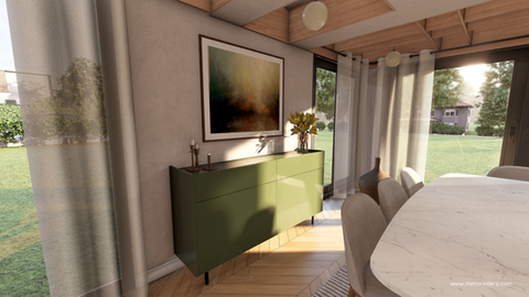 Salon ve Yemek Odası Tasarımı 