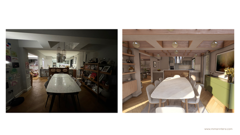 Salon ve Yemek Odası Tasarımı 