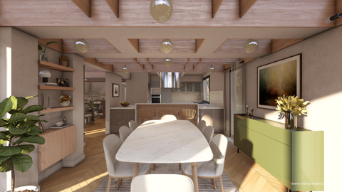 Salon ve Yemek Odası Tasarımı 